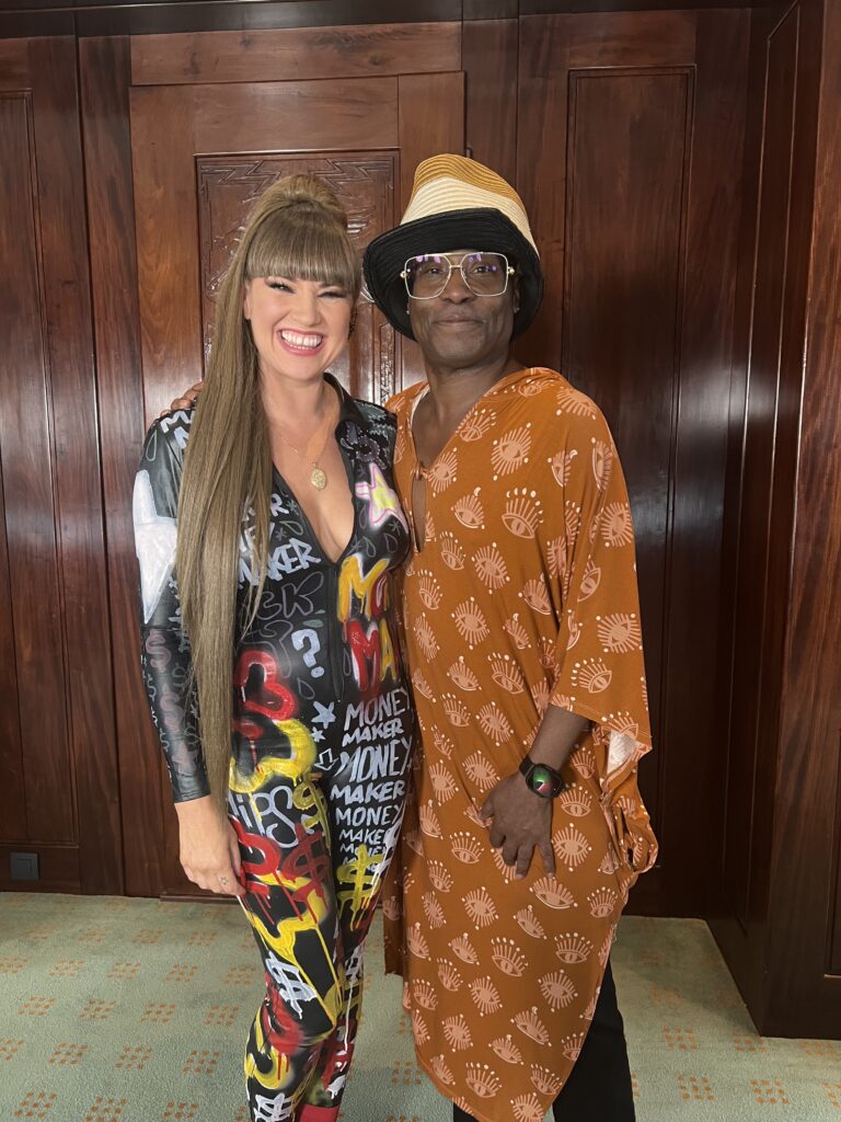 Billy Porter and Tara McDonald